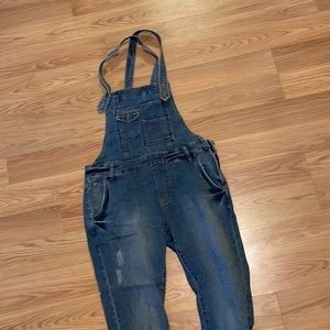 Free People Jean Overalls